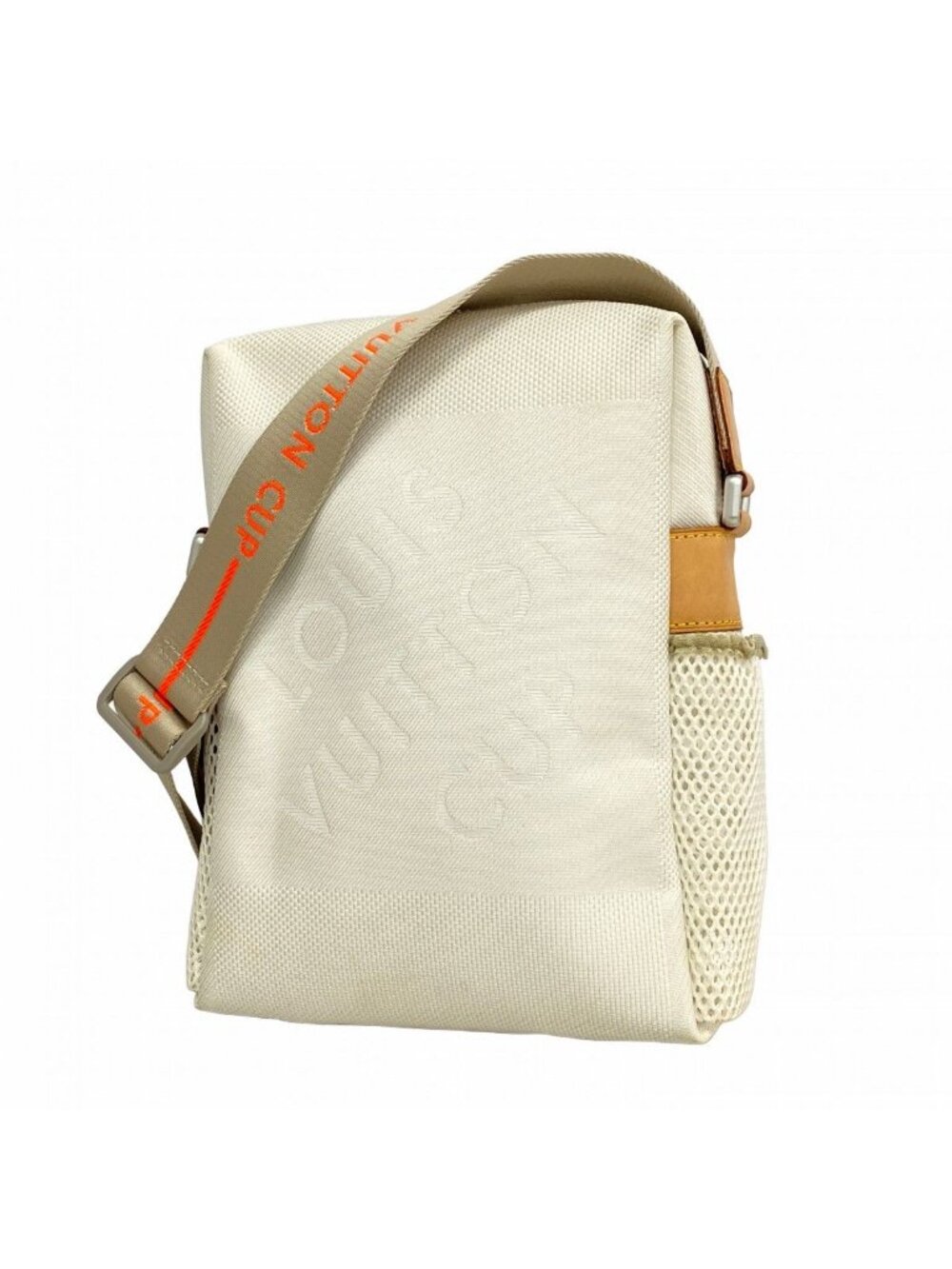 Louis Vuitton Shoulder Bag Damier Jean Cup Weatherly White
